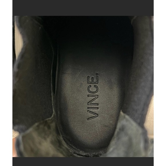 Vince Newlyn Black Suede High Top‎ Sneaker Boots - Picture 6 of 10